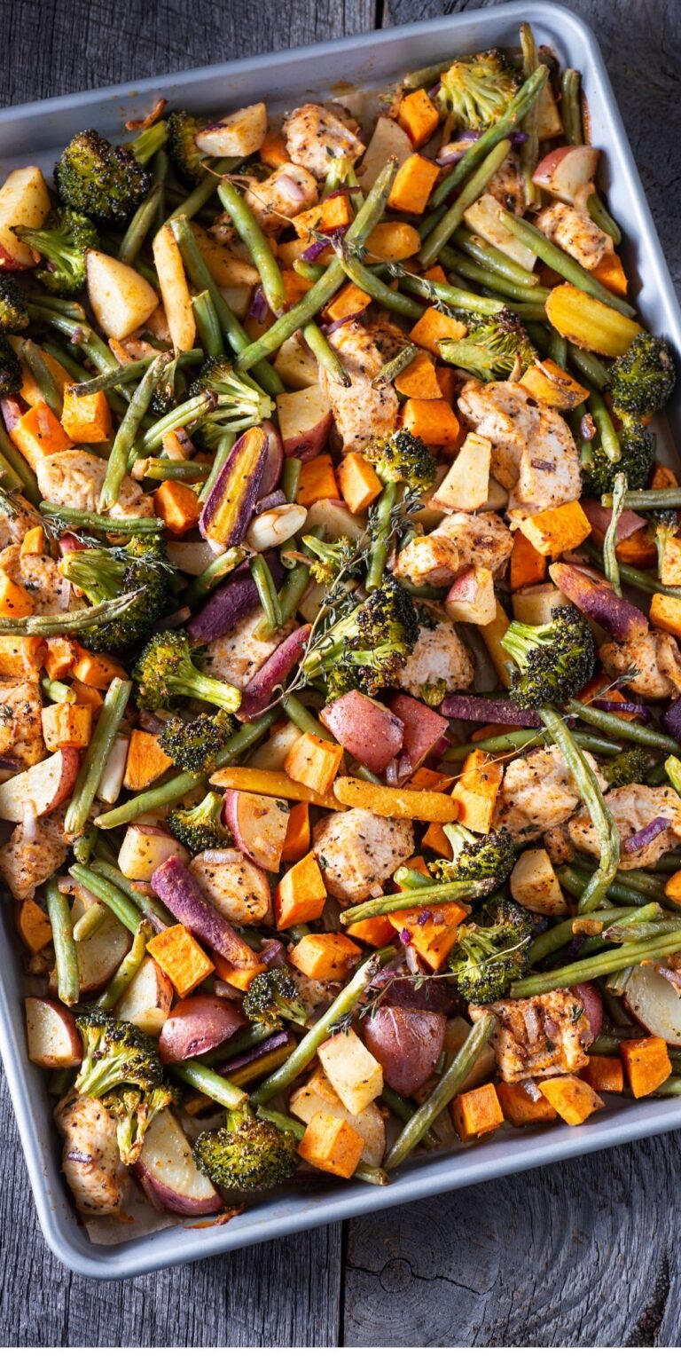 Sheet Pan Chicken With Vegetabeles