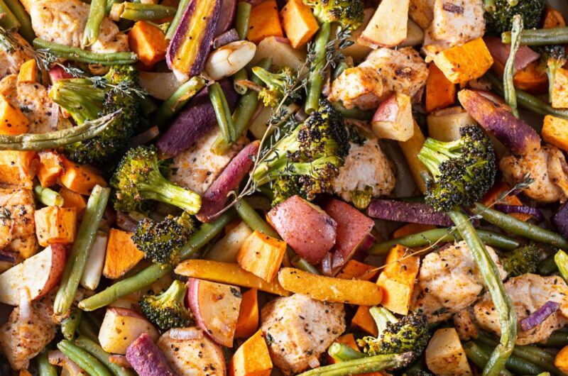Sheet Pan Chicken With Vegetables