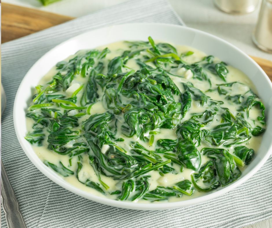 Creamy Homemade Creamed Spinach