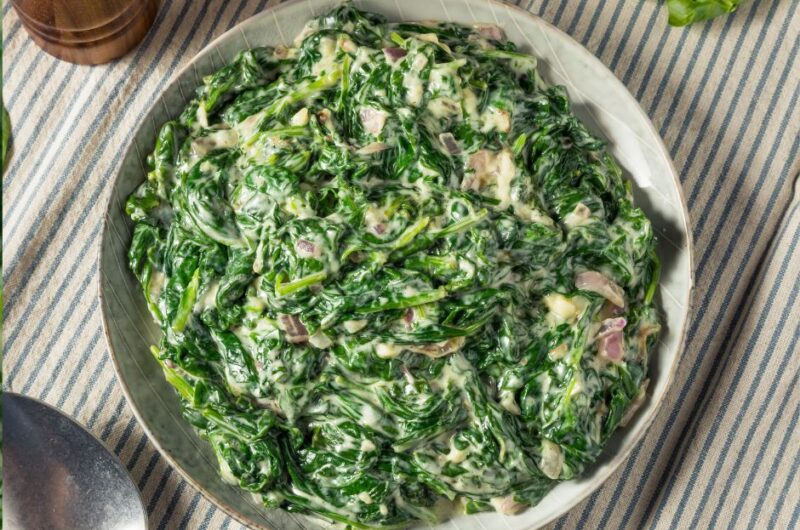 Creamy Homemade Creamed Spinach