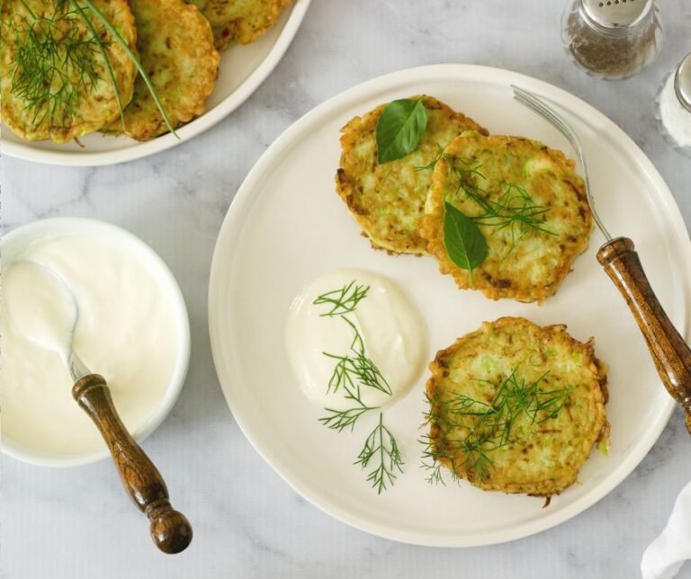 Mom’s Zucchini Pancakes Recipe (Easy, Fluffy)