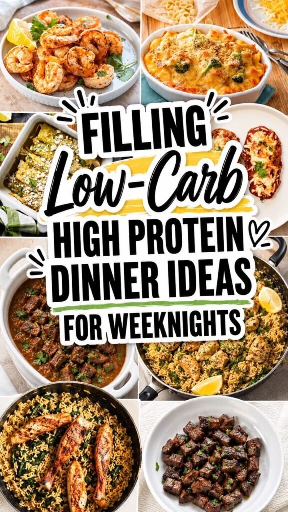 Filling Low-Carb Dinner Ideas for Weeknights