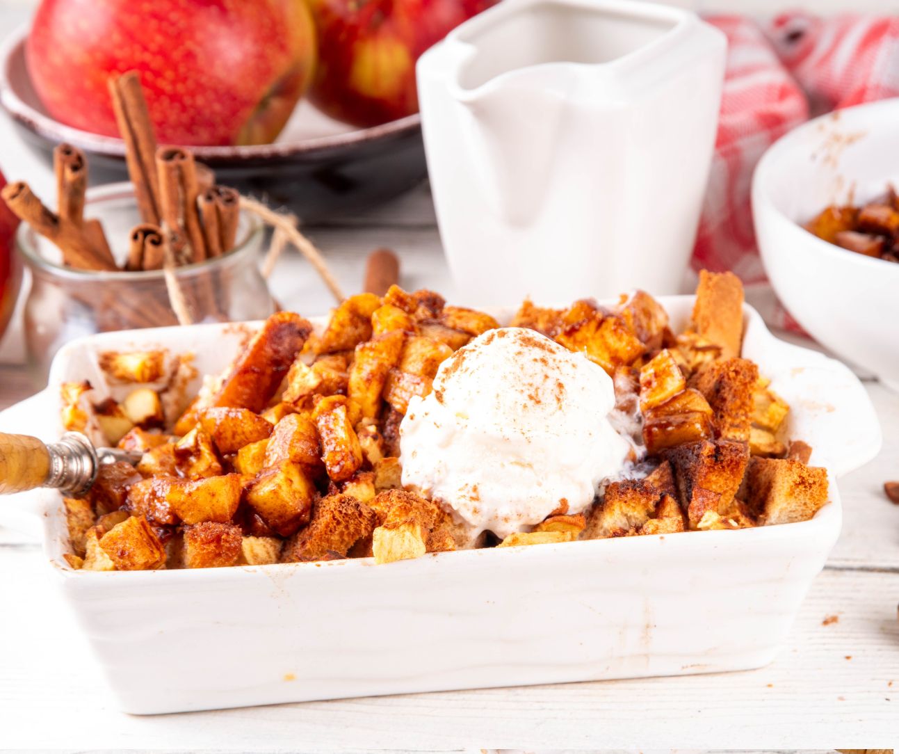 Apple Pie French Toast Baked Casserole