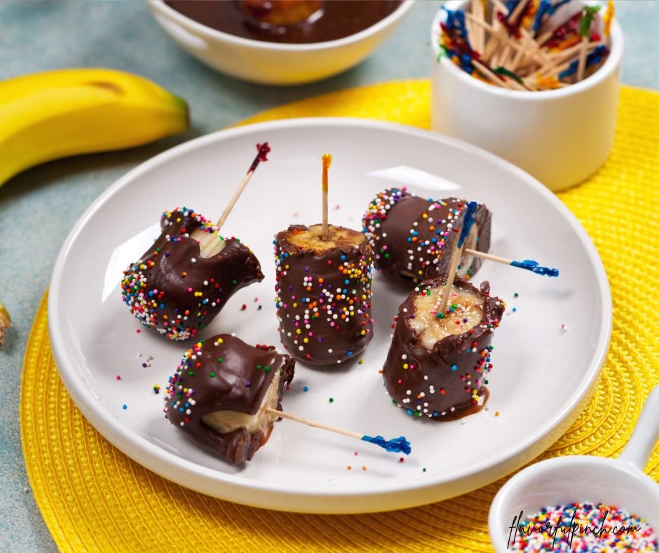 Chocolate Banana Pops