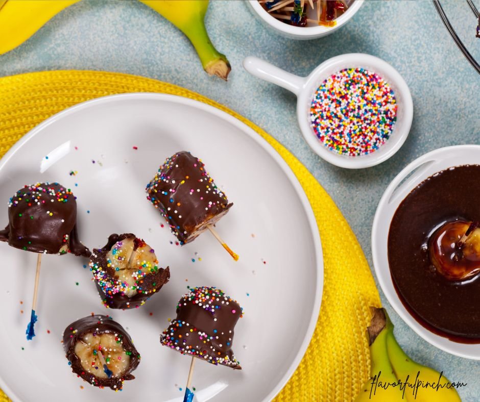 Chocolate Banana Pops