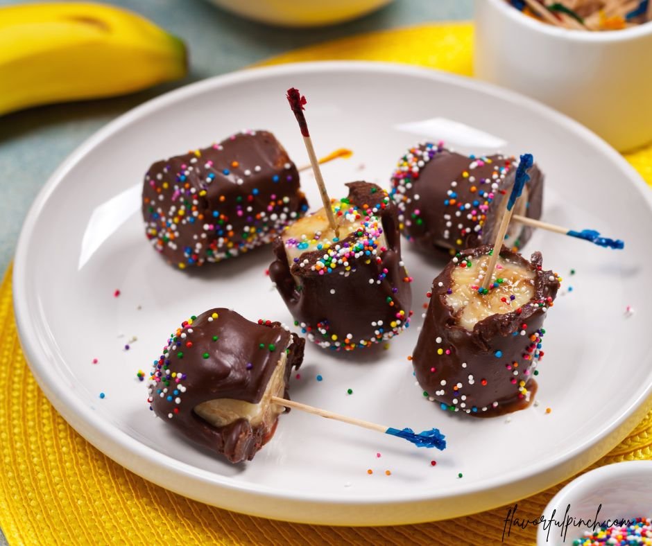 Chocolate Banana Pops