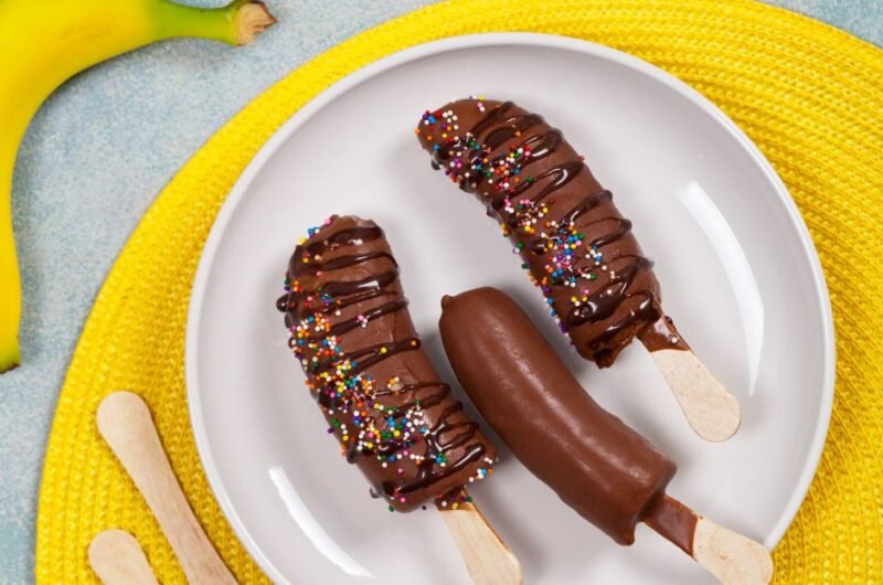 Chocolate Banana Pops