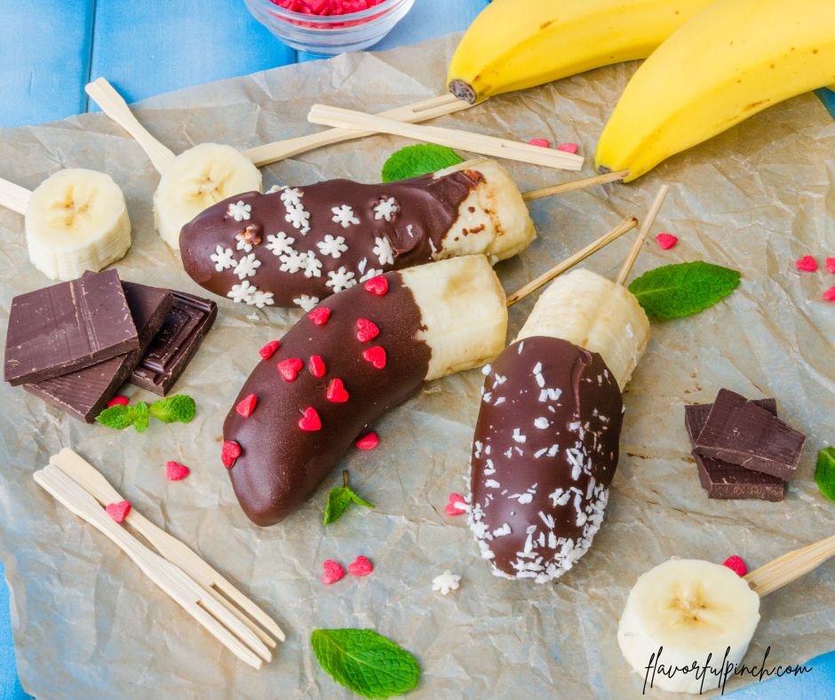 Chocolate Banana Pops