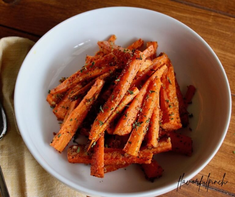 Garlic and Parmesan Roasted Carrots