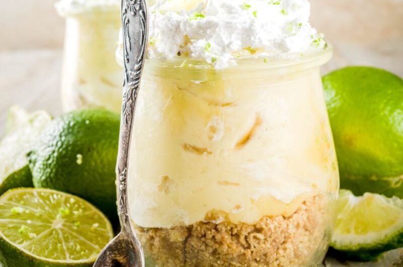 Key Lime Pie in Small Jars