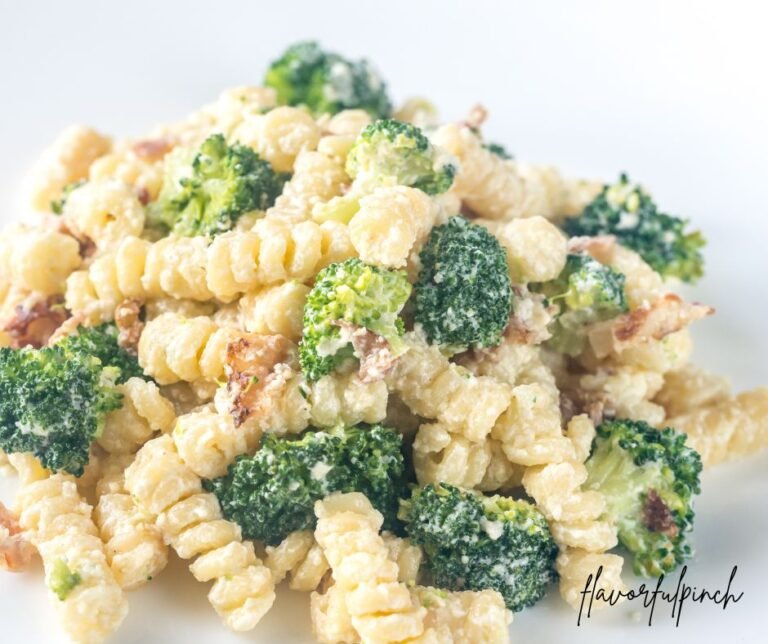 Broccoli Bacon Alfredo Pasta
