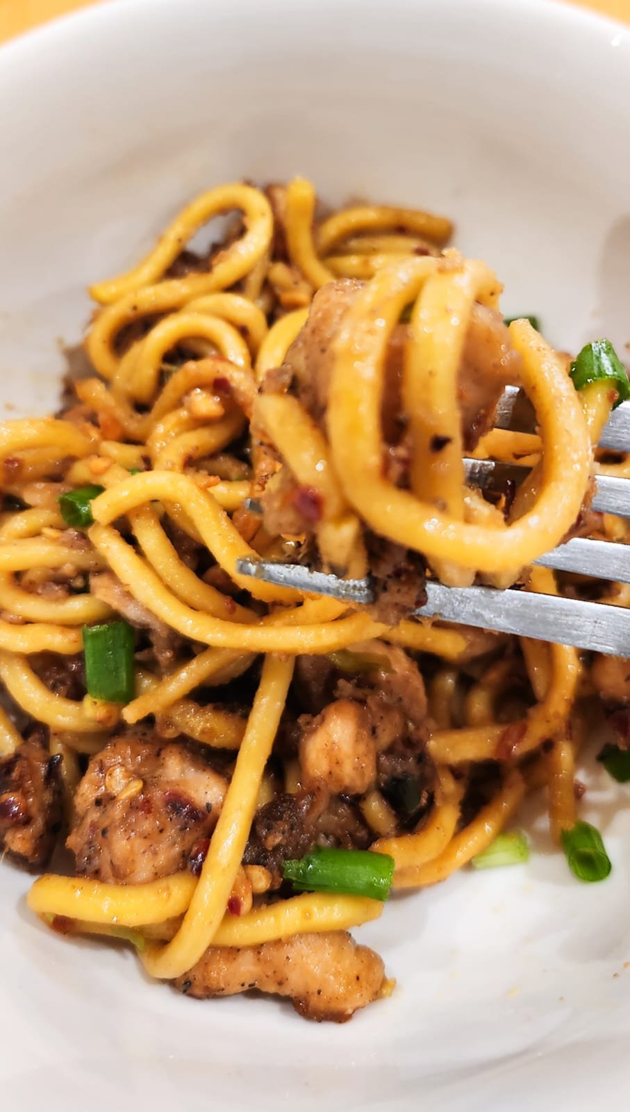 Sesame Peanut Chicken Noodles