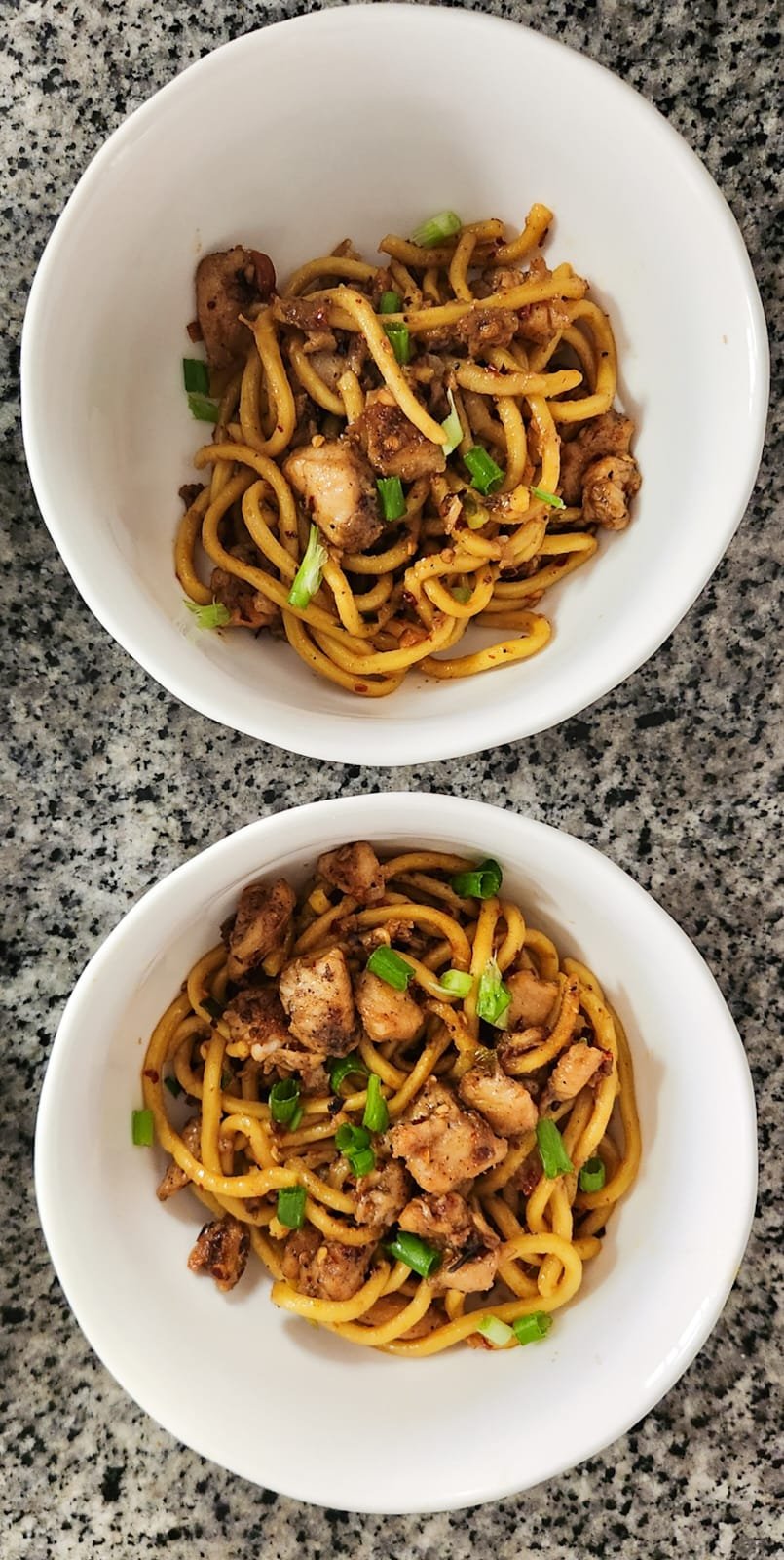 Sesame Peanut Chicken Noodles