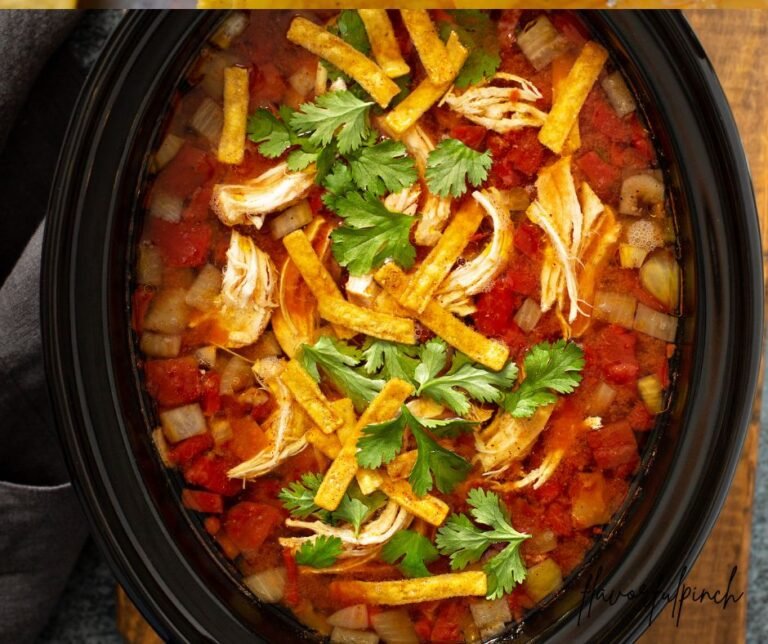 Slow Cooker Chicken Taco Soup