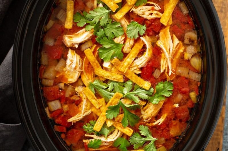 Slow Cooker Chicken Taco Soup
