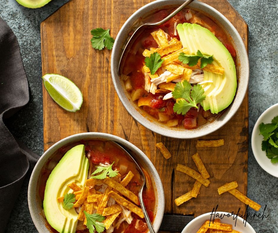 Slow Cooker Chicken Taco Soup