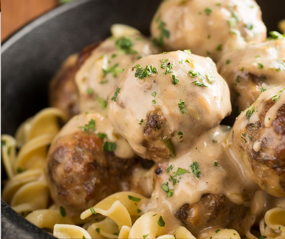 Easy Crockpot Swedish Meatballs