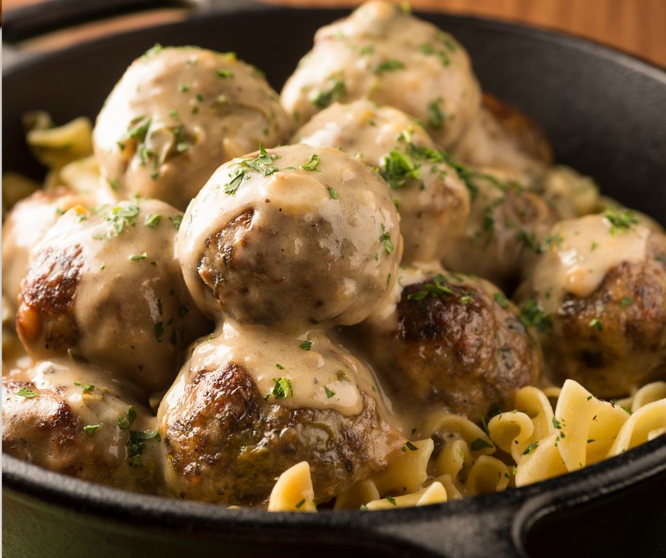 Easy Crockpot Swedish Meatballs