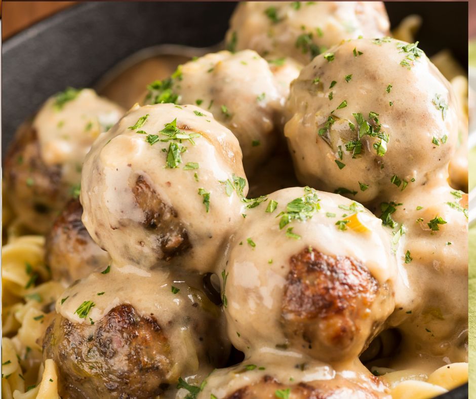 Easy Crockpot Swedish Meatballs