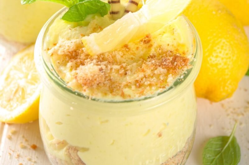 Sweet and Sour Lemon Yogurt Mousse