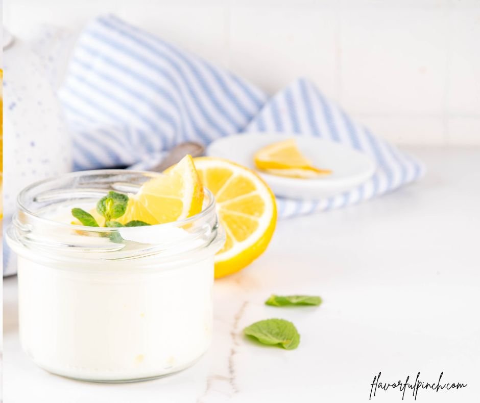 Sweet and Sour Lemon Yogurt Mousse