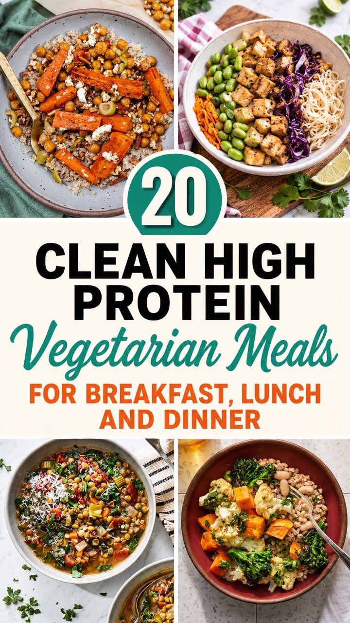 20 HIGH PROTEIN VEGETARIAN MEALS