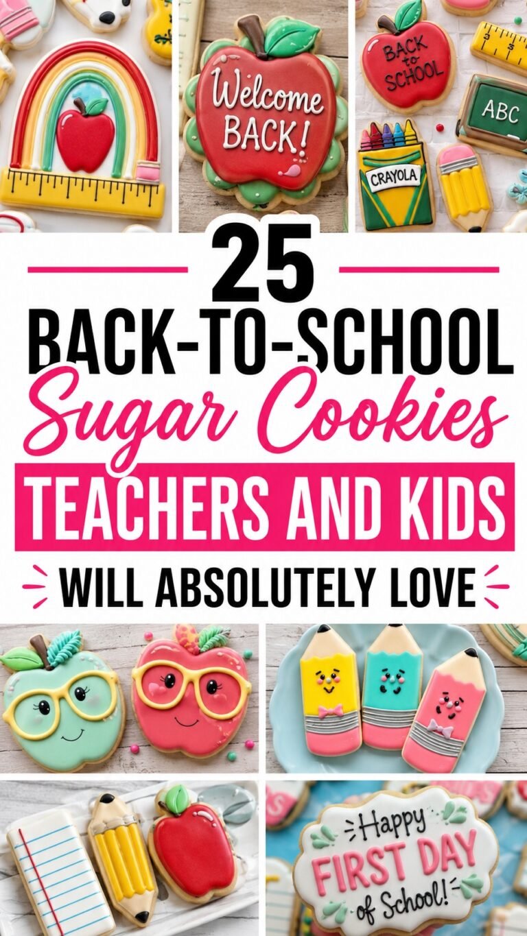 25 ADORABLE BACK TO SCHOOL COOKIES FOR TEACHERS AND KIDS