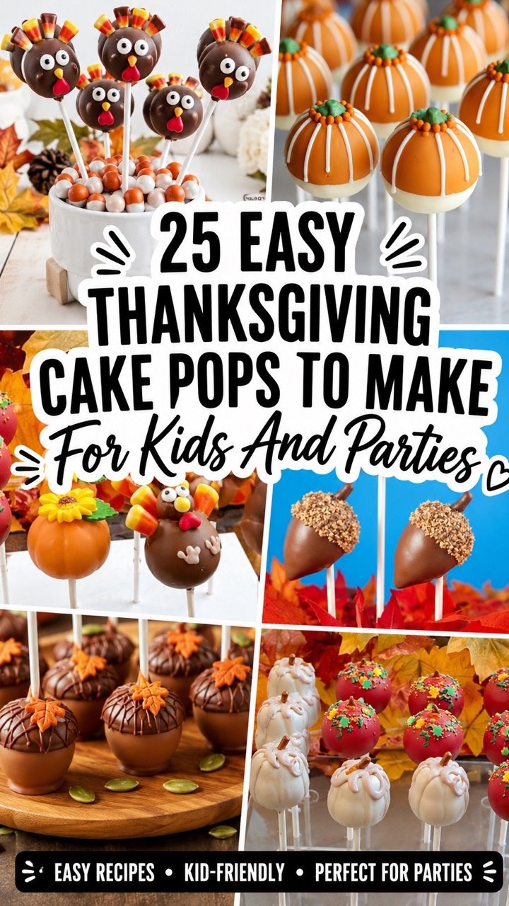 THANKSGIVING CAKE POPS