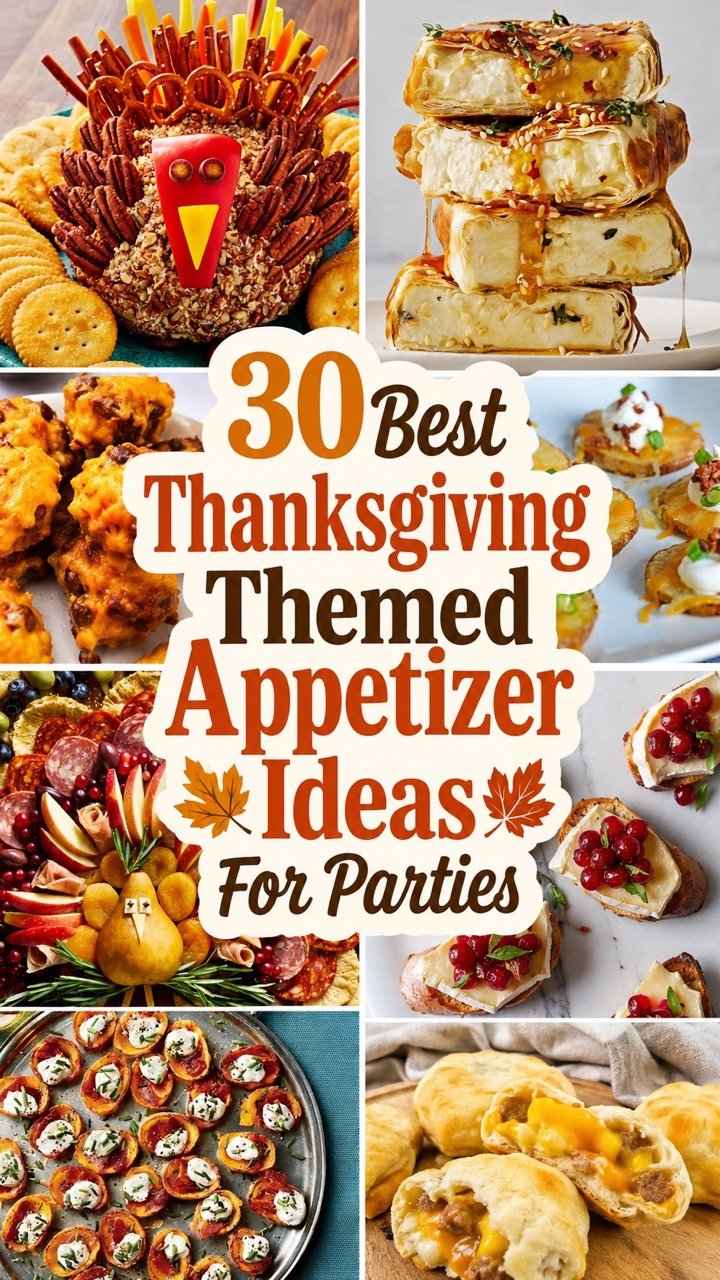 30 BEST THANKSGIVING THEMED APPETIZER IDEAS
