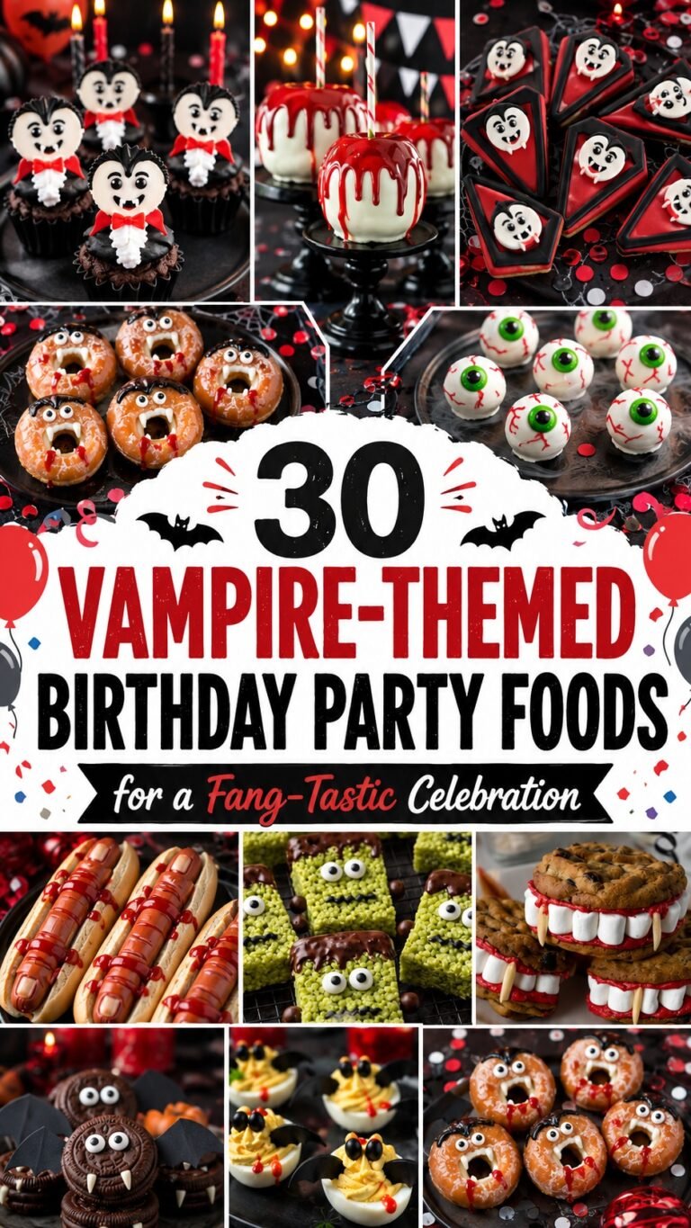 25 VAMPIRE INSPIRED HALLOWEEN TREATS FOR PATIES