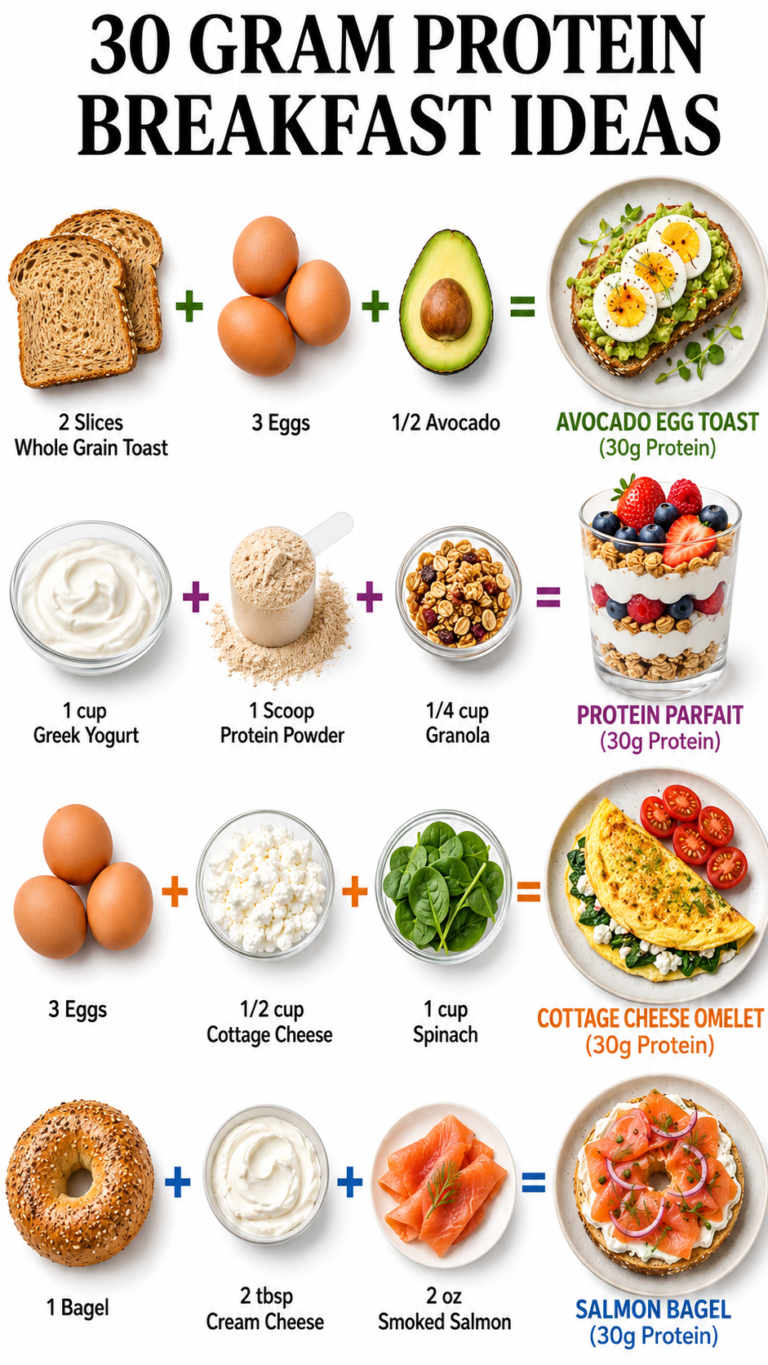 30-Gram Protein Breakfast Recipes