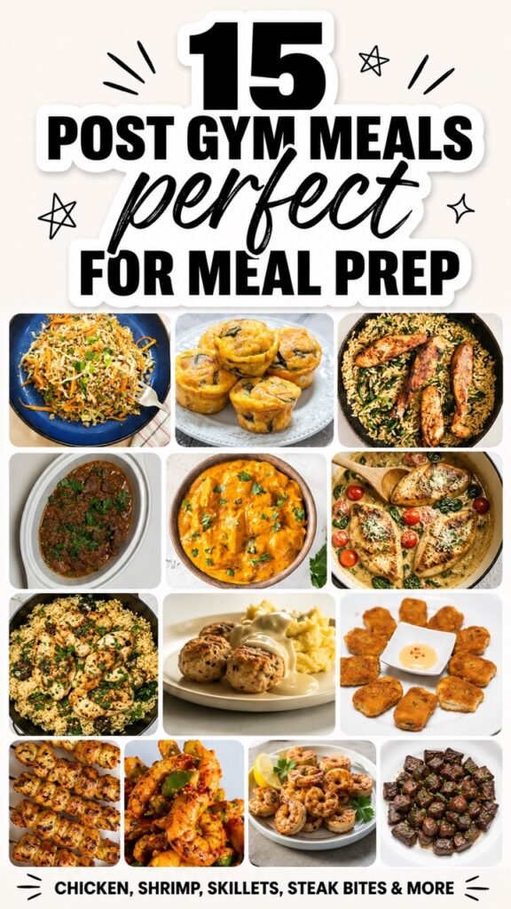 High Protein Post-Workout Meals