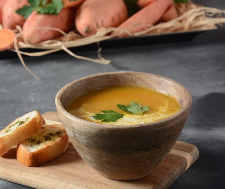 Spiced Sweet Potato and Carrot Soup