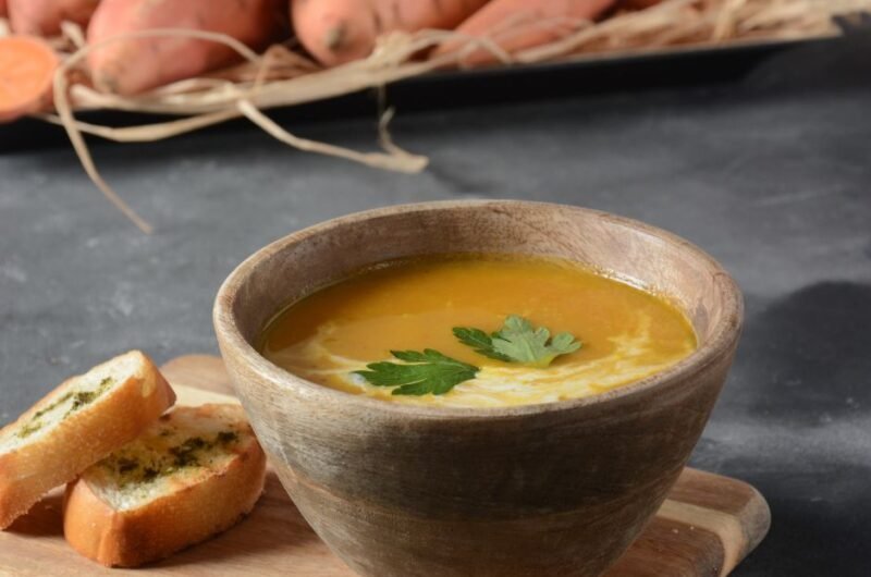 Spiced Sweet Potato and Carrot Soup