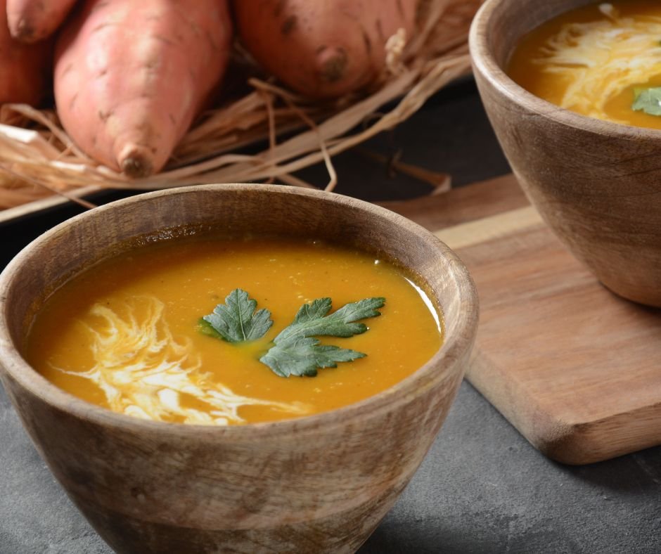 Spiced Sweet Potato and Carrot Soup