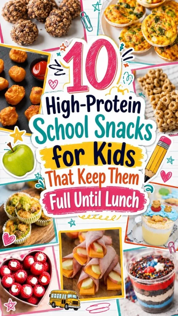 10 High Protein Kids School Snack Ideas