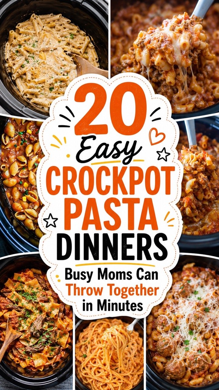 20 EASY DUMP AND GO CROCKPOT PASTA RECIPES FOR BUSY WEEKNIGHTS