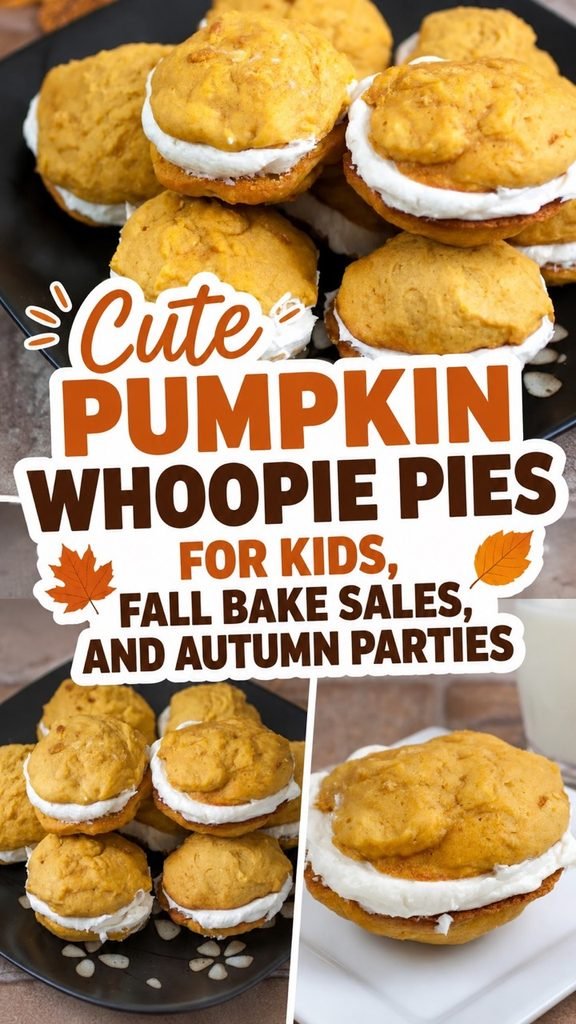 Cute Pumpkin Whoopie Pies