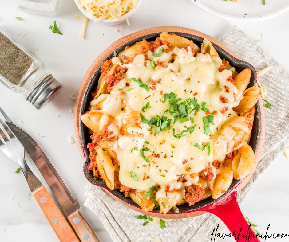 Baked Ground Beef Pasta Casserole