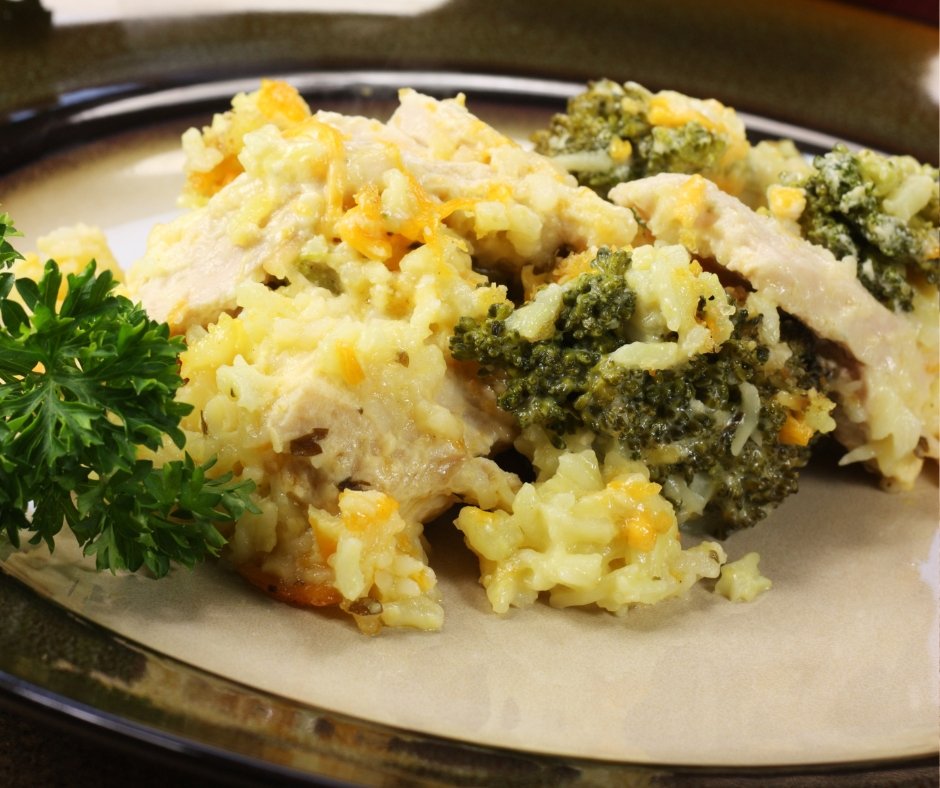 Chicken and Broccoli Rice Casserole