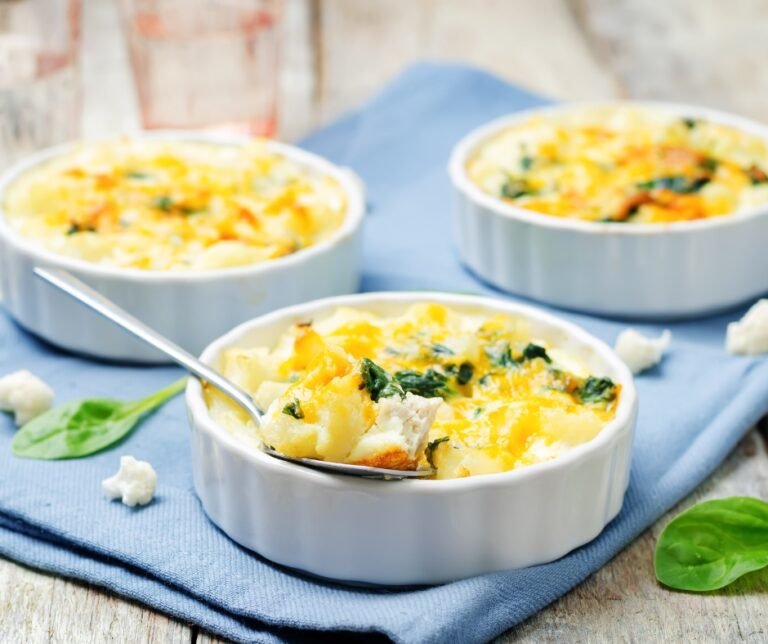 Chicken Spinach Cauliflower Casserole