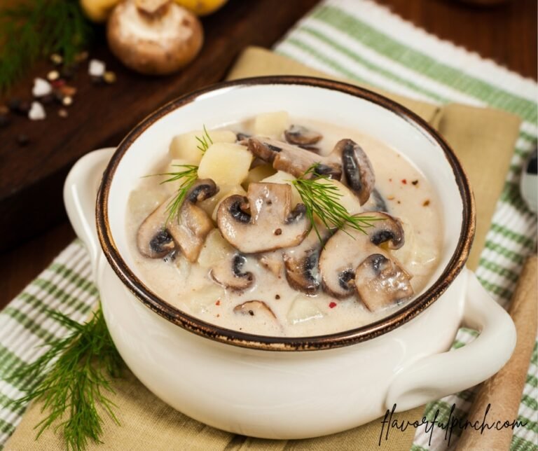 Cream of Mushroom Potato Soup