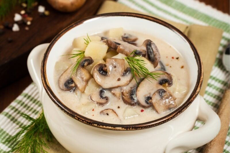 Cream of Mushroom Potato Soup
