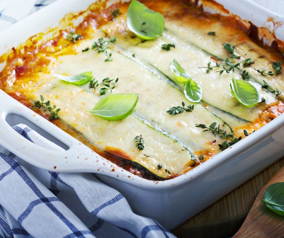 Delicious Zucchini Lasagna with Sauce Bolognese