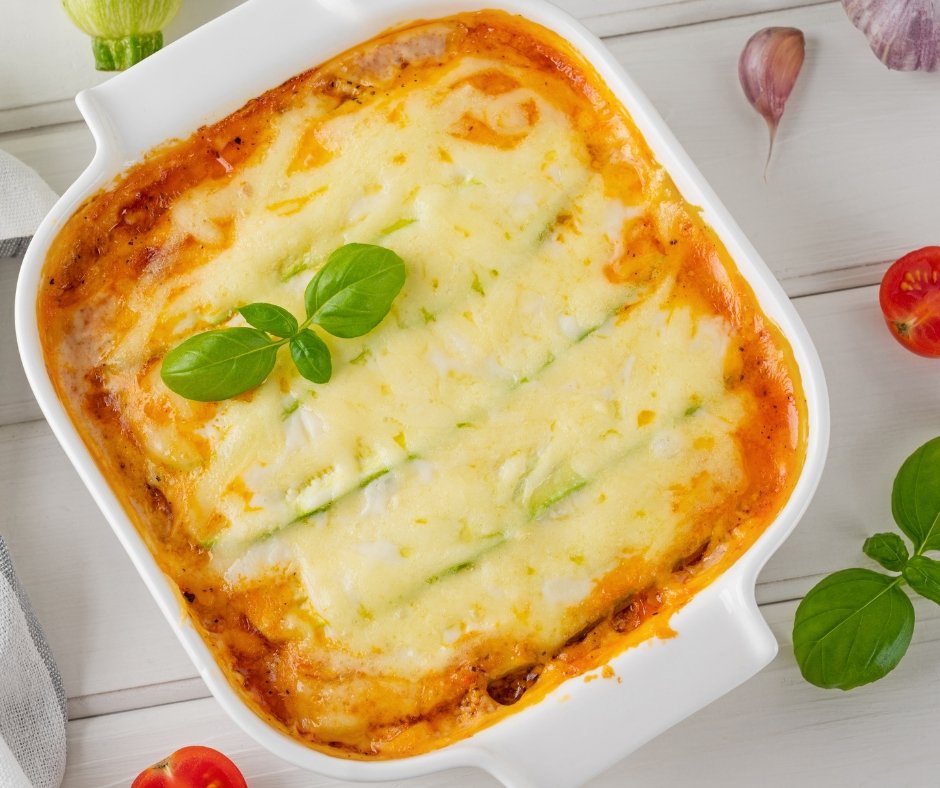 Delicious Zucchini Lasagna with Sauce Bolognese