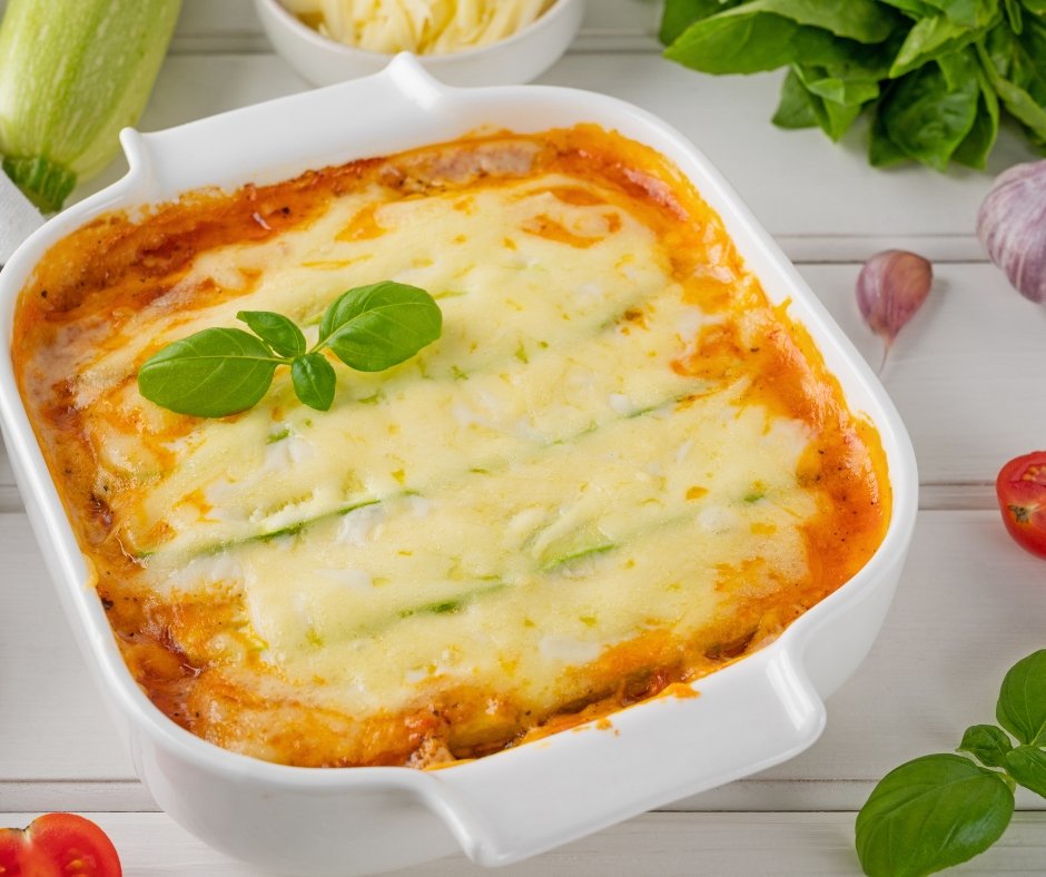 Delicious Zucchini Lasagna with Sauce Bolognese