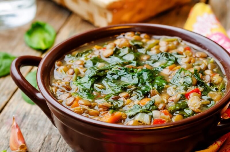 Lentil Spinach Soup
