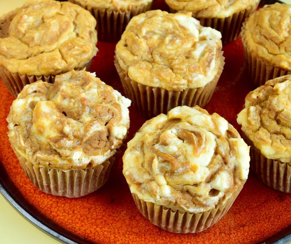 Pumpkin Puree Cream Cheese Muffins