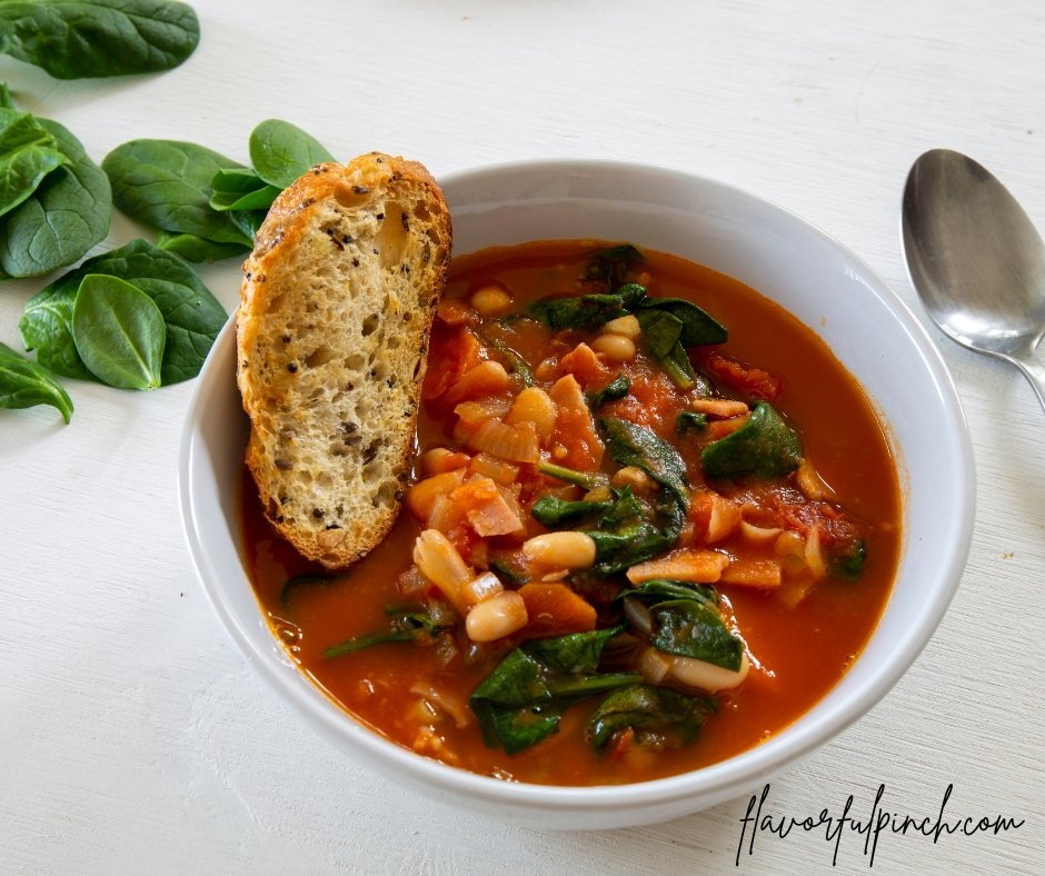 Ribollita (Tuscan Bean and Spinach Soup)