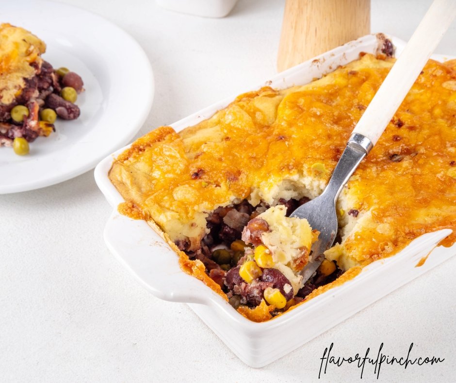 Vegan Shepherd's Pie with Mashed Potatoes